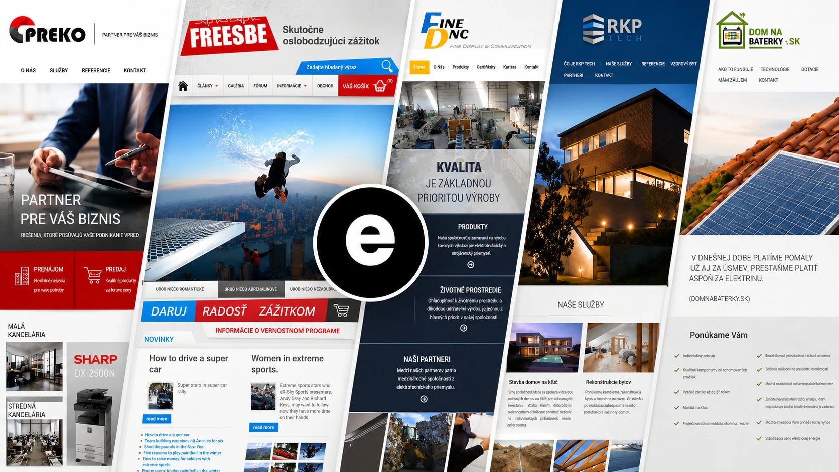 Webové stránky a e-shopy pre firmy